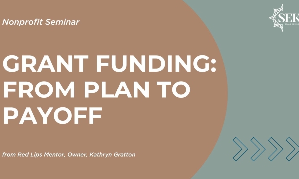 Grant Funding: From Plan to Payoff