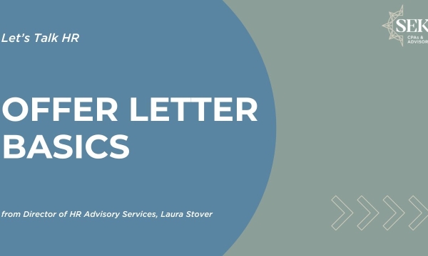 Offer Letter Basics - Let's Talk HR