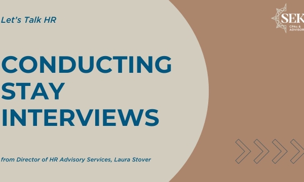 Conducting Stay Interviews - Let's Talk HR