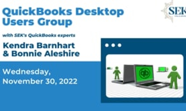 QuickBooks Desktop Users Group - November 2022