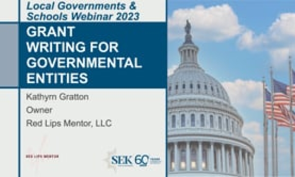 Grant Writing for Governmental Entities