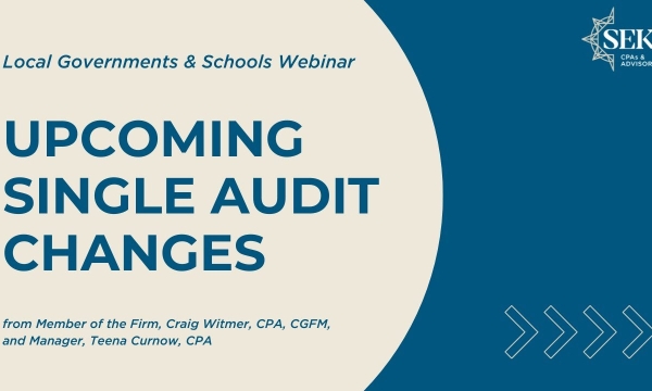 Upcoming Single Audit Changes