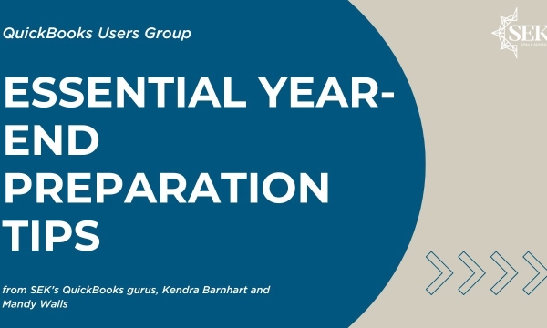QuickBooks Users Group: Essential Year-End Preparation Tips