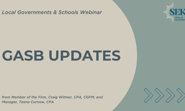 GASB Updates
