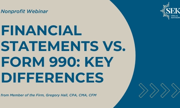 Financial Statements vs. Form 990: Key Differences