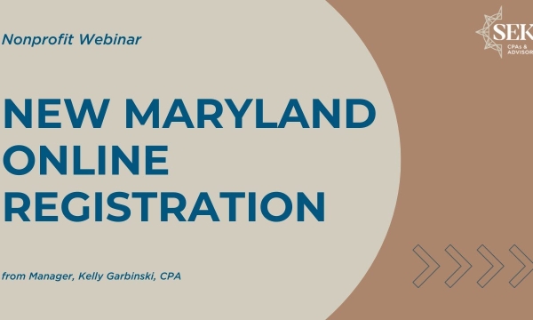 New Maryland Online Registration