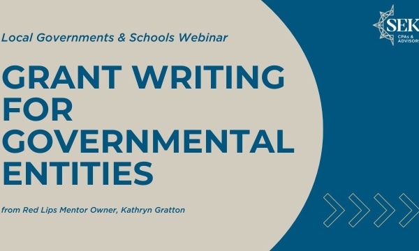 Grant Writing for Governmental Entities