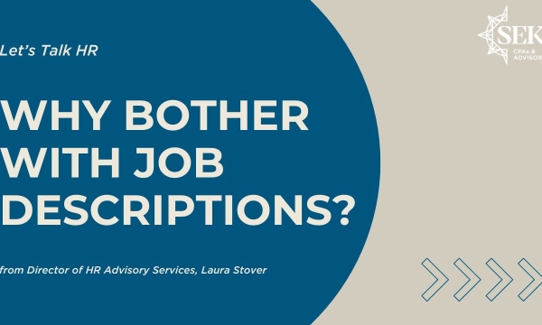 Why Bother With Job Descriptions - Let's Talk HR