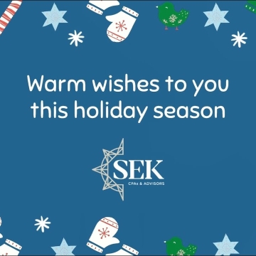 Happy Holidays from SEK!
