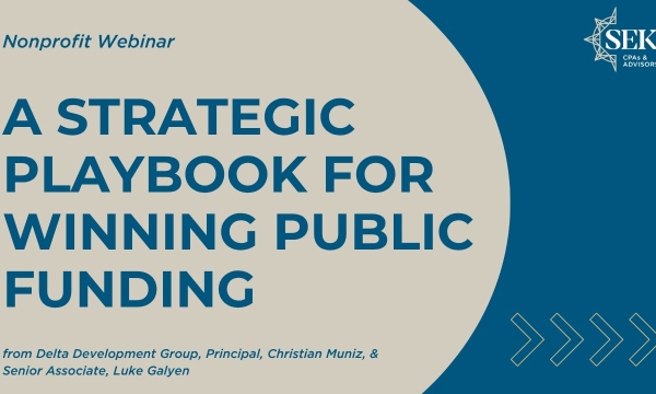 A Strategic Playbook for Winning Public Funding
