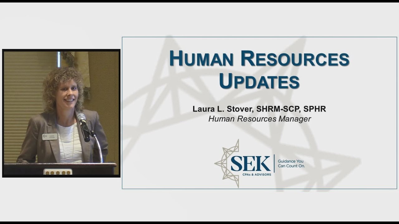 Human Resources Updates