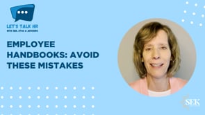 Employee Handbooks: Avoid These Mistakes - Let's Talk HR SEK