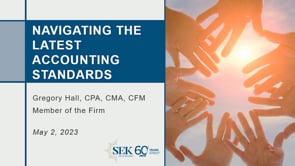 Navigating the Latest Accounting Standards