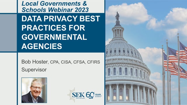 Data Privacy Best Practices for Governmental Agencies