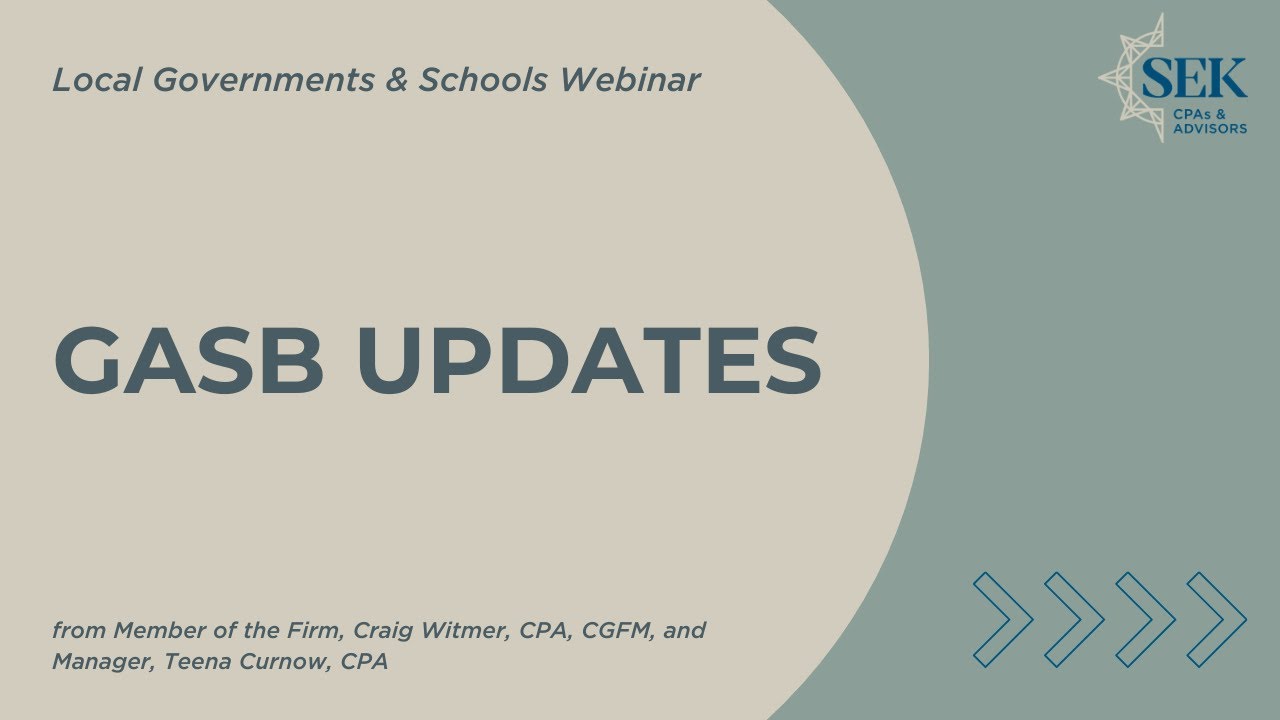 GASB Updates