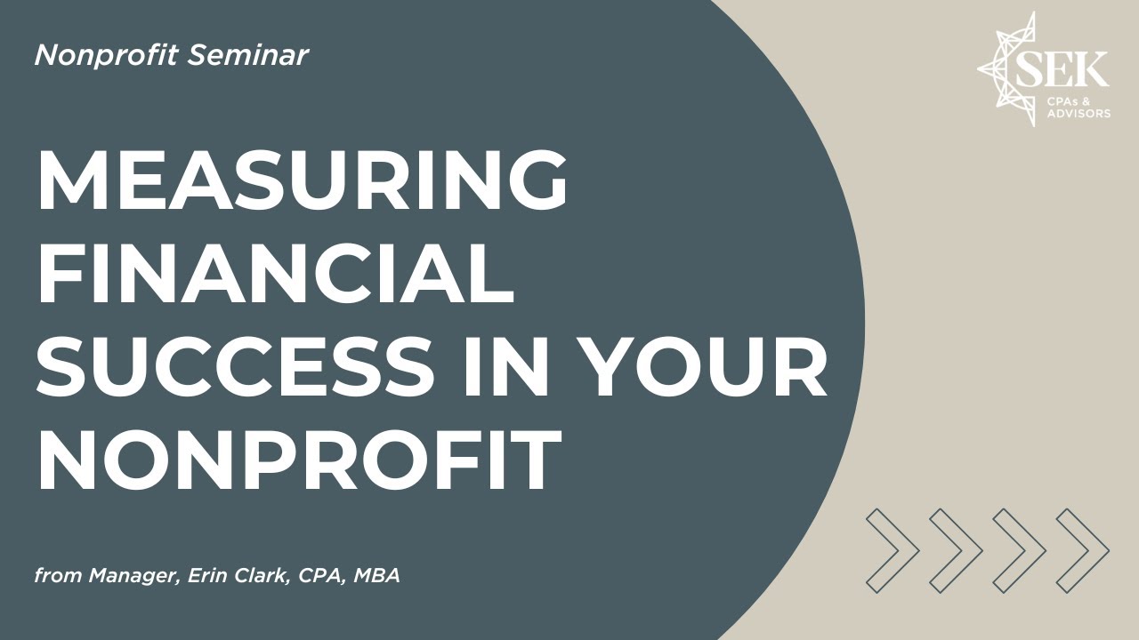 Measuring Financial Success