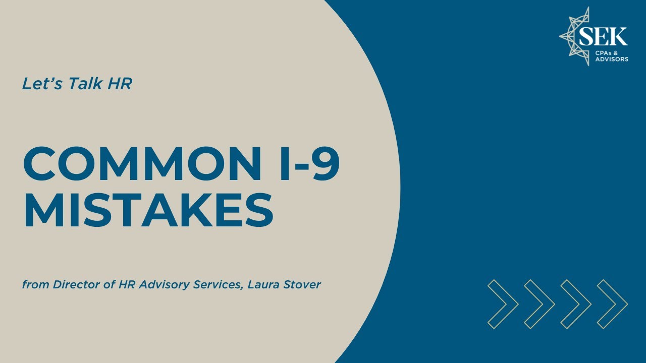 Common I-9 Mistakes – Let’s Talk HR