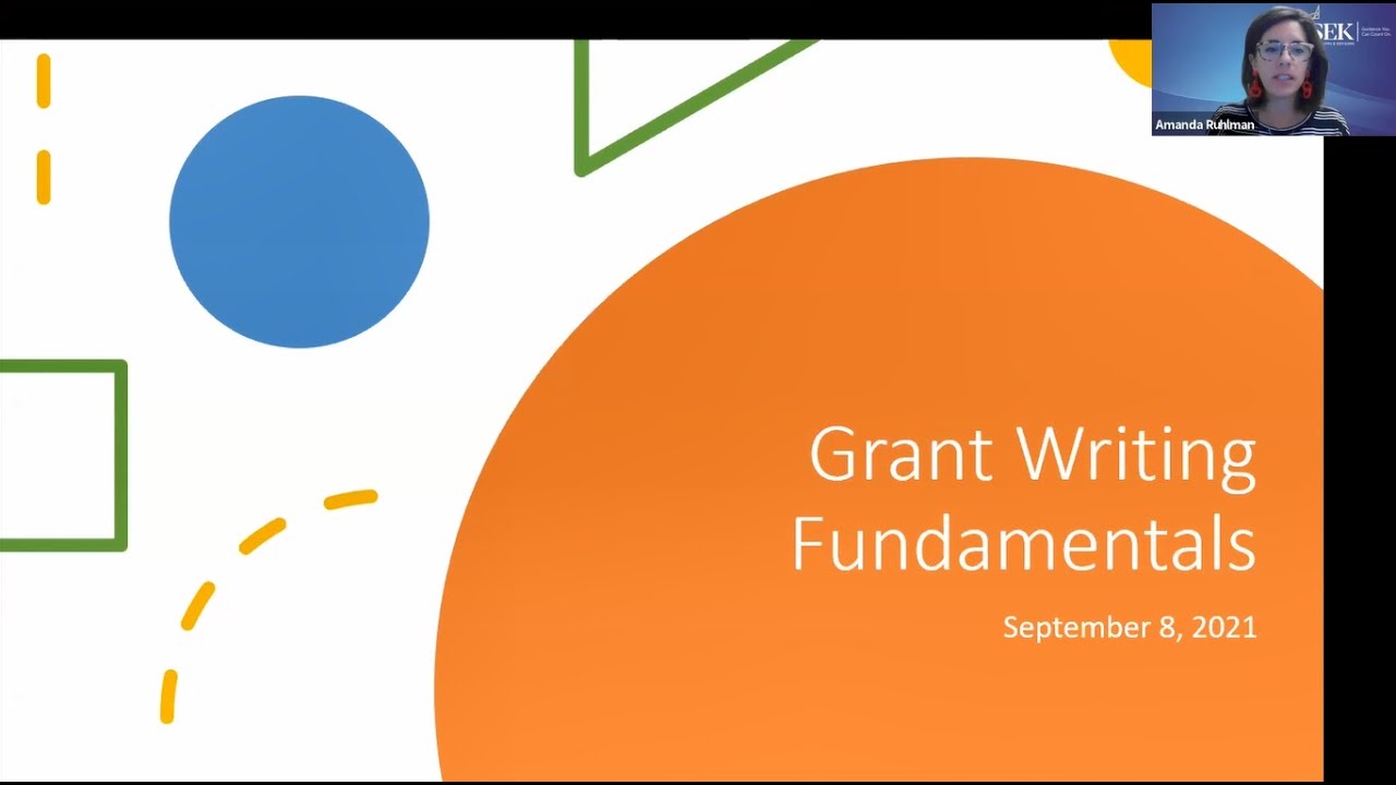 The Fundamentals of Grant Writing