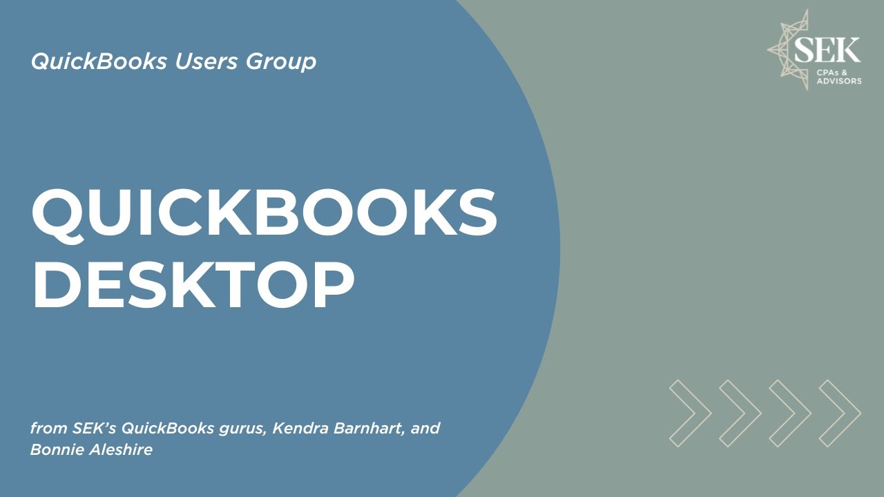 QuickBooks Desktop Users Group - November 2022