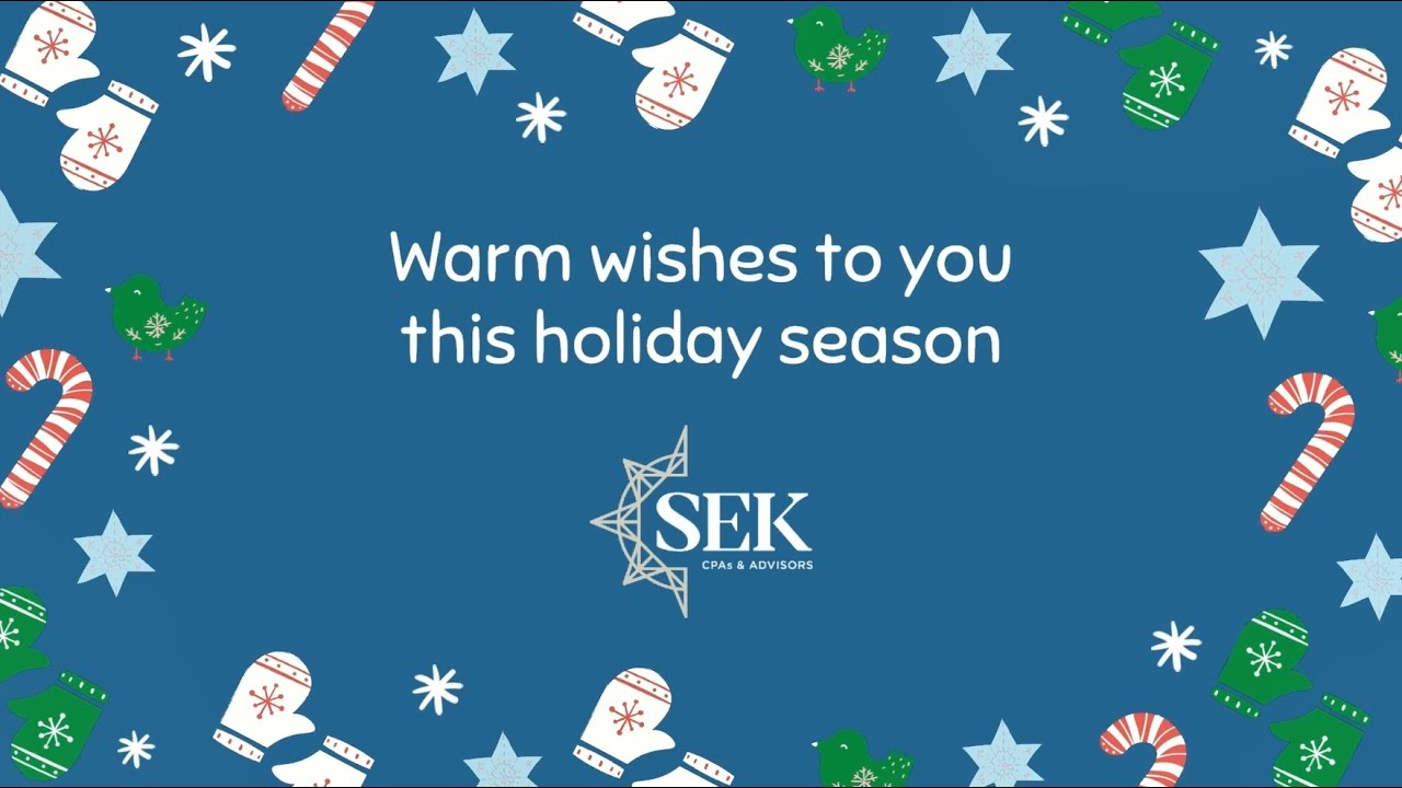 Happy Holidays from SEK!