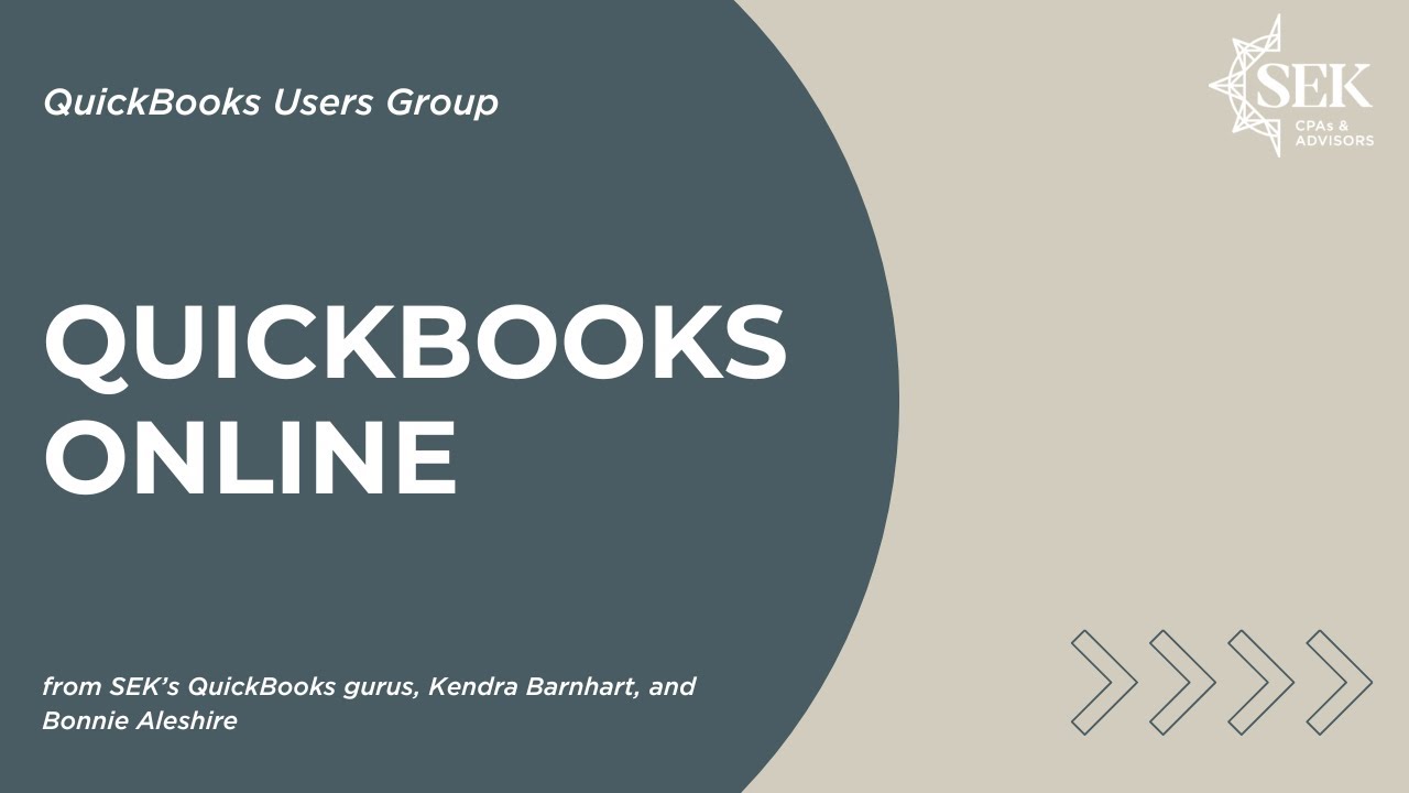 QuickBooks Online Users Group - November 2022
