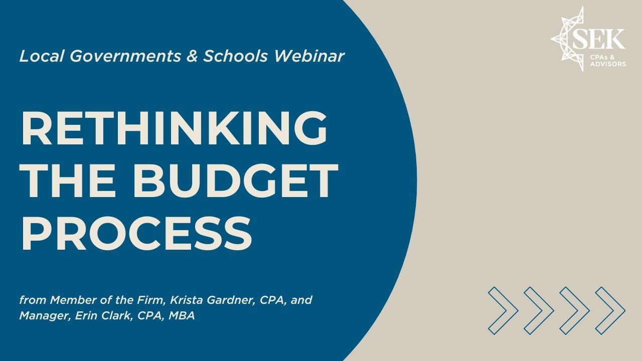 Rethinking the Budget Process - 2023