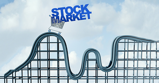 stock market rollercoaster