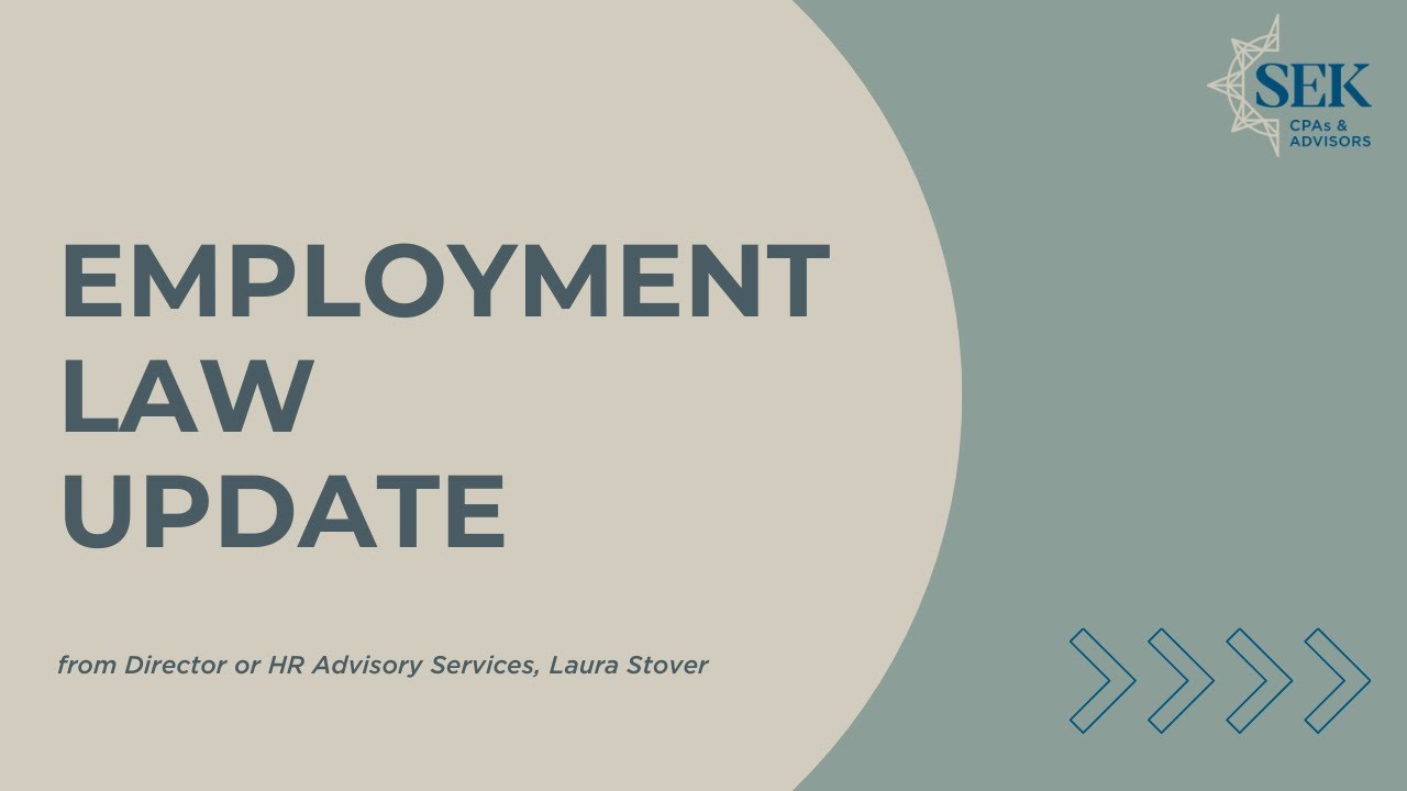 Employment Law Update for Governmental Entities
