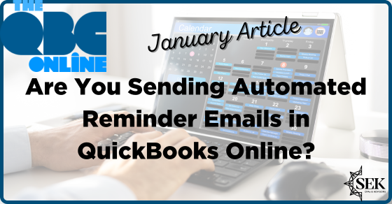 are you sending automated reminder remails in quickbooks online