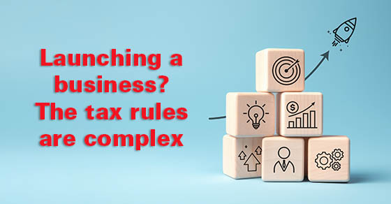 launching a business tax rules