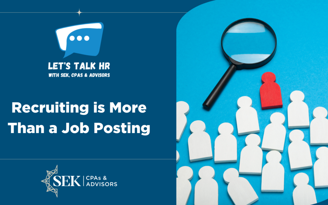 Recruiting is more than a job posting