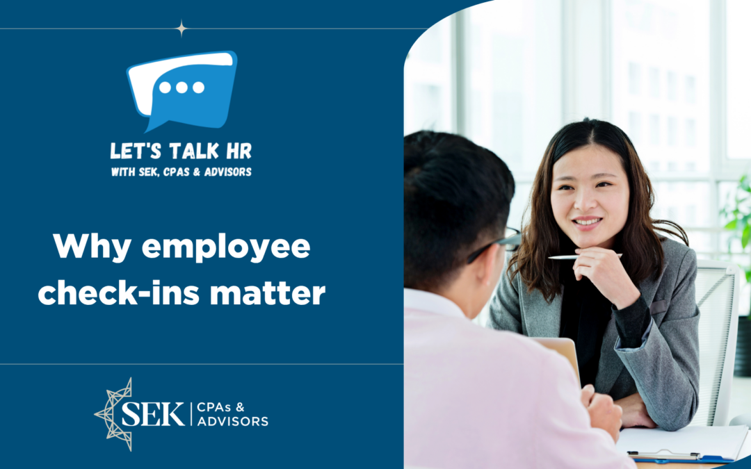 Why employee check-ins matter