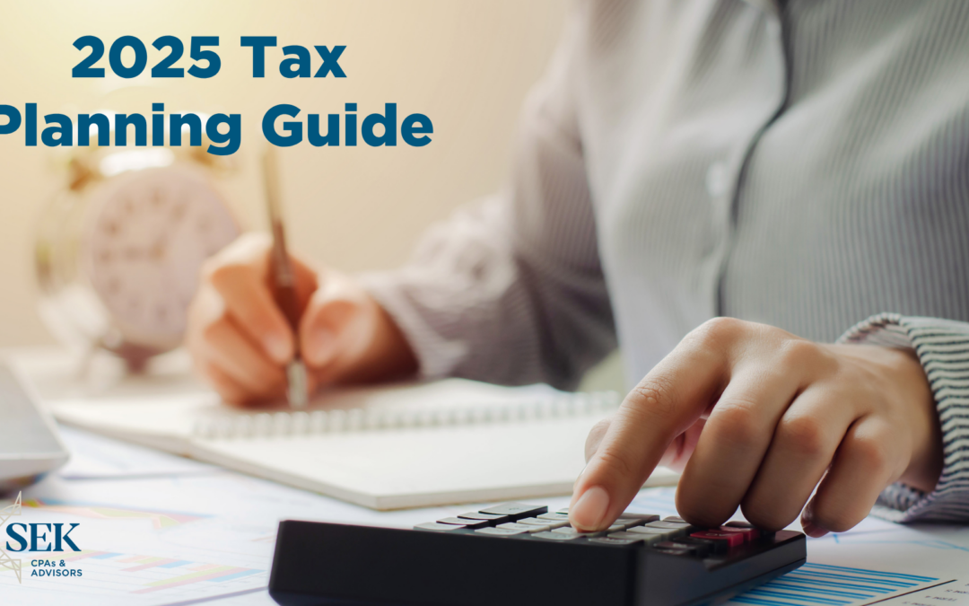 2025 Year-End Year-Round Tax Planning Guide