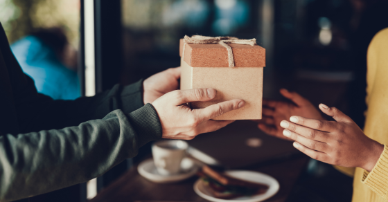 giving a gift