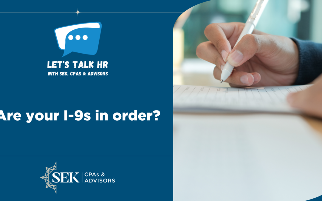 Are Your I-9s in Order?