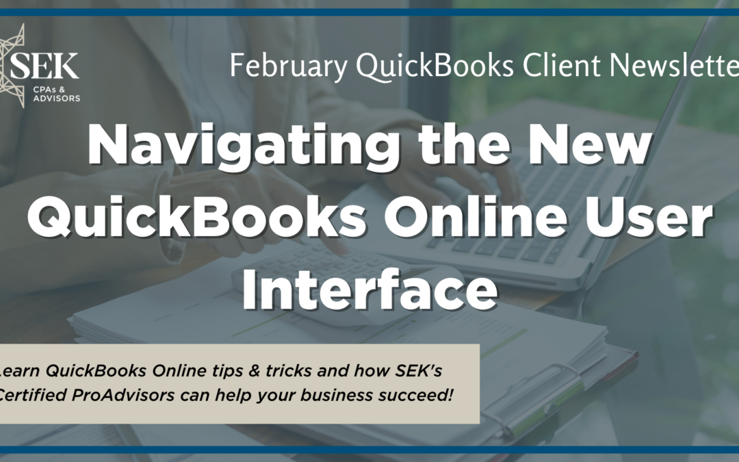 Navigating the New QuickBooks Online User Interface