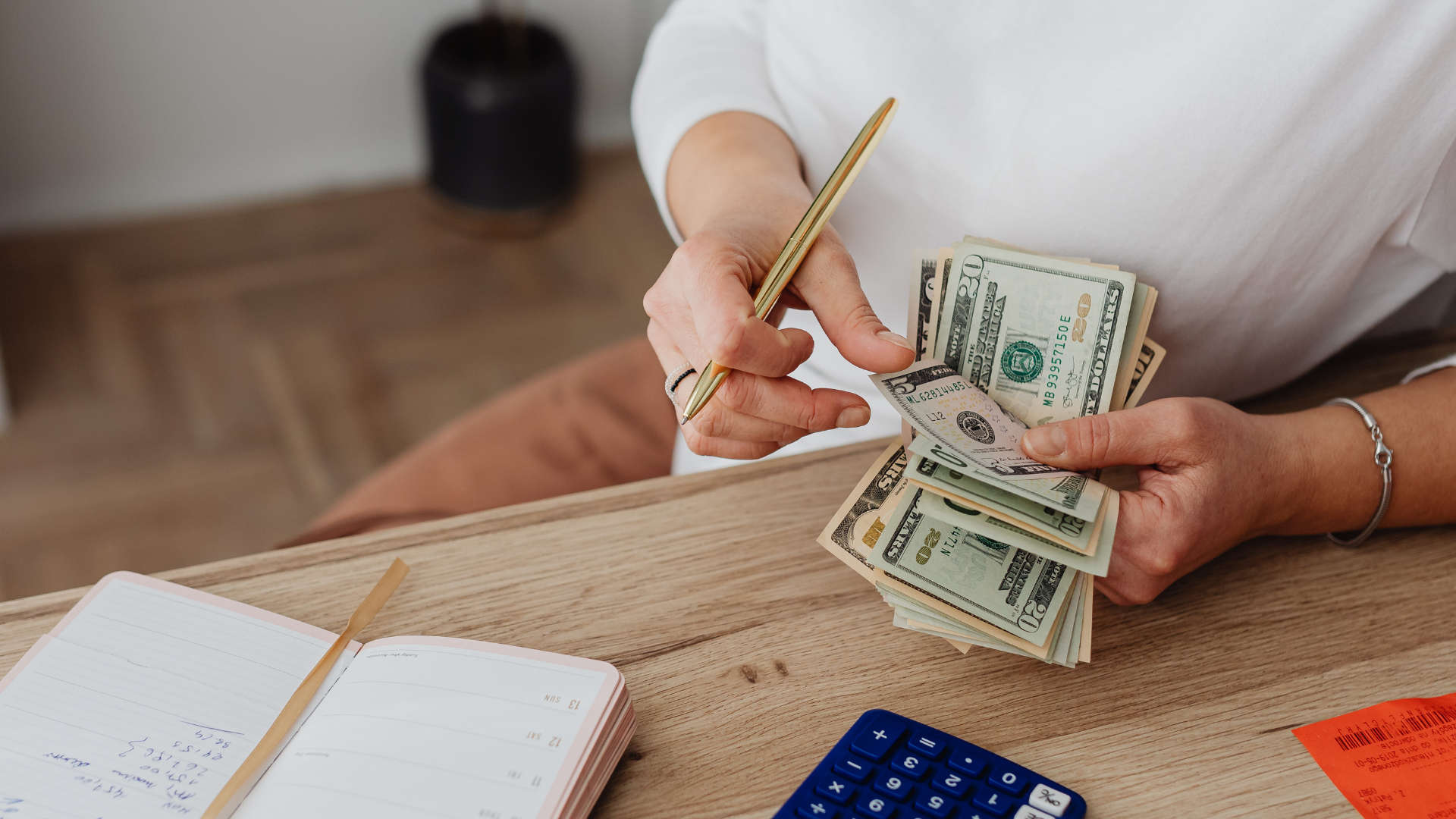 counting money