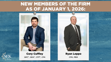 SEK Admits Two New Members of the Firm