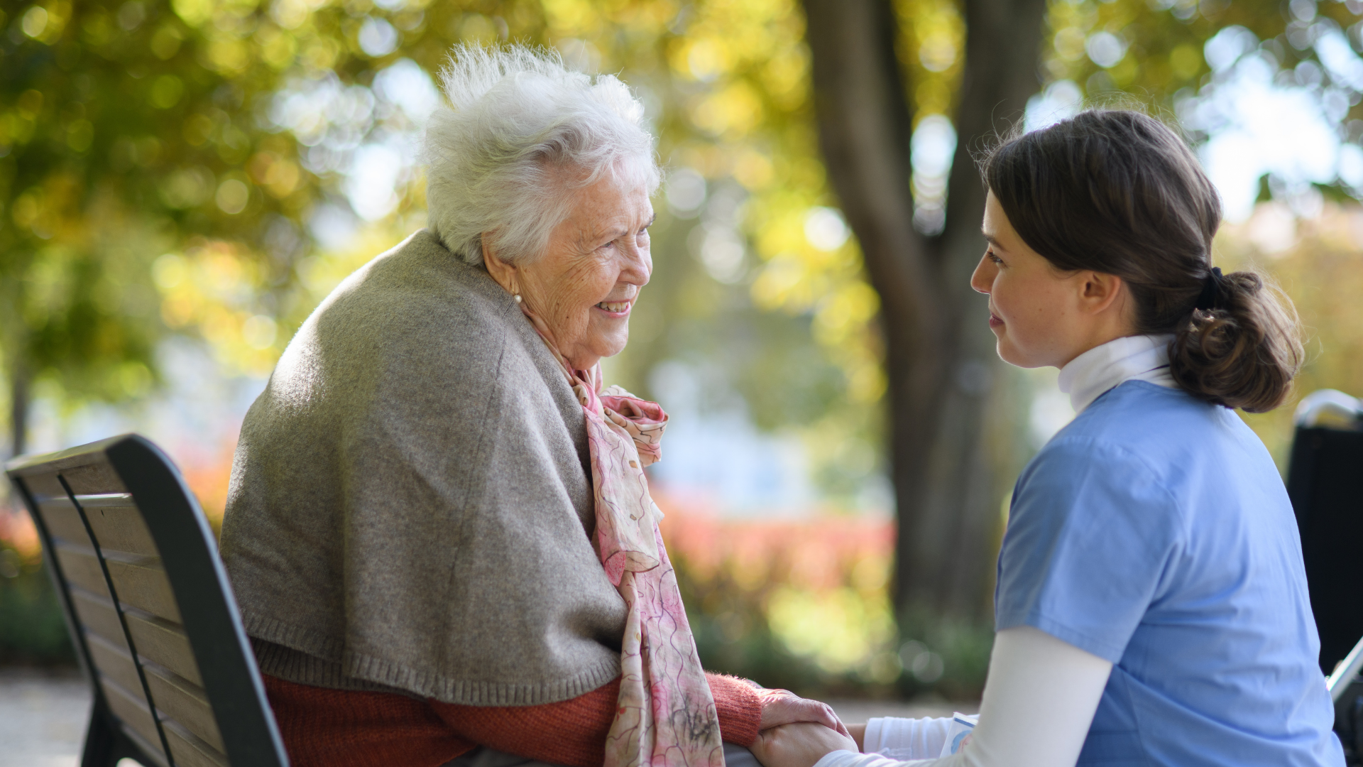 caregiver and patient