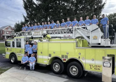 SEK Group shot on Firetruck