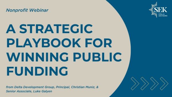 A Strategic Playbook for Winning Public Funding