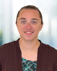 woman with brown sweater