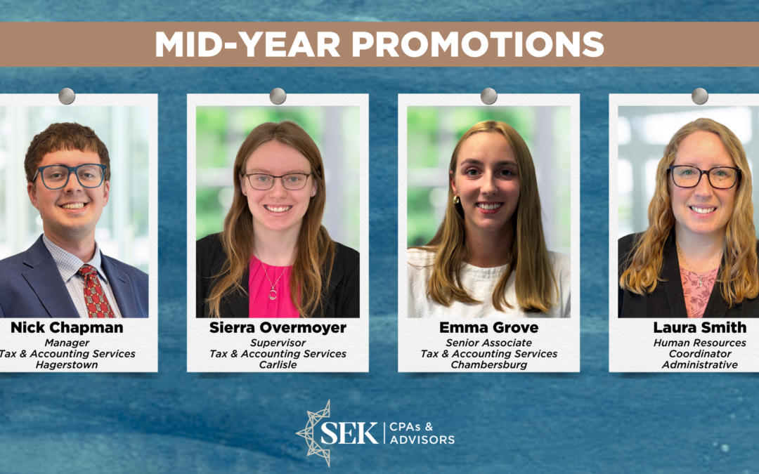 SEK Announces Mid-Year Promotions