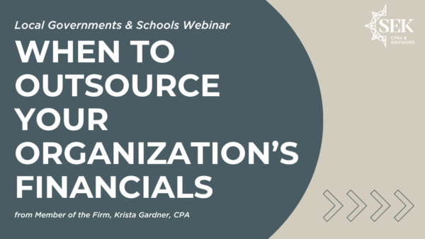 When to Outsource Your Organization’s Financials – Local Governments