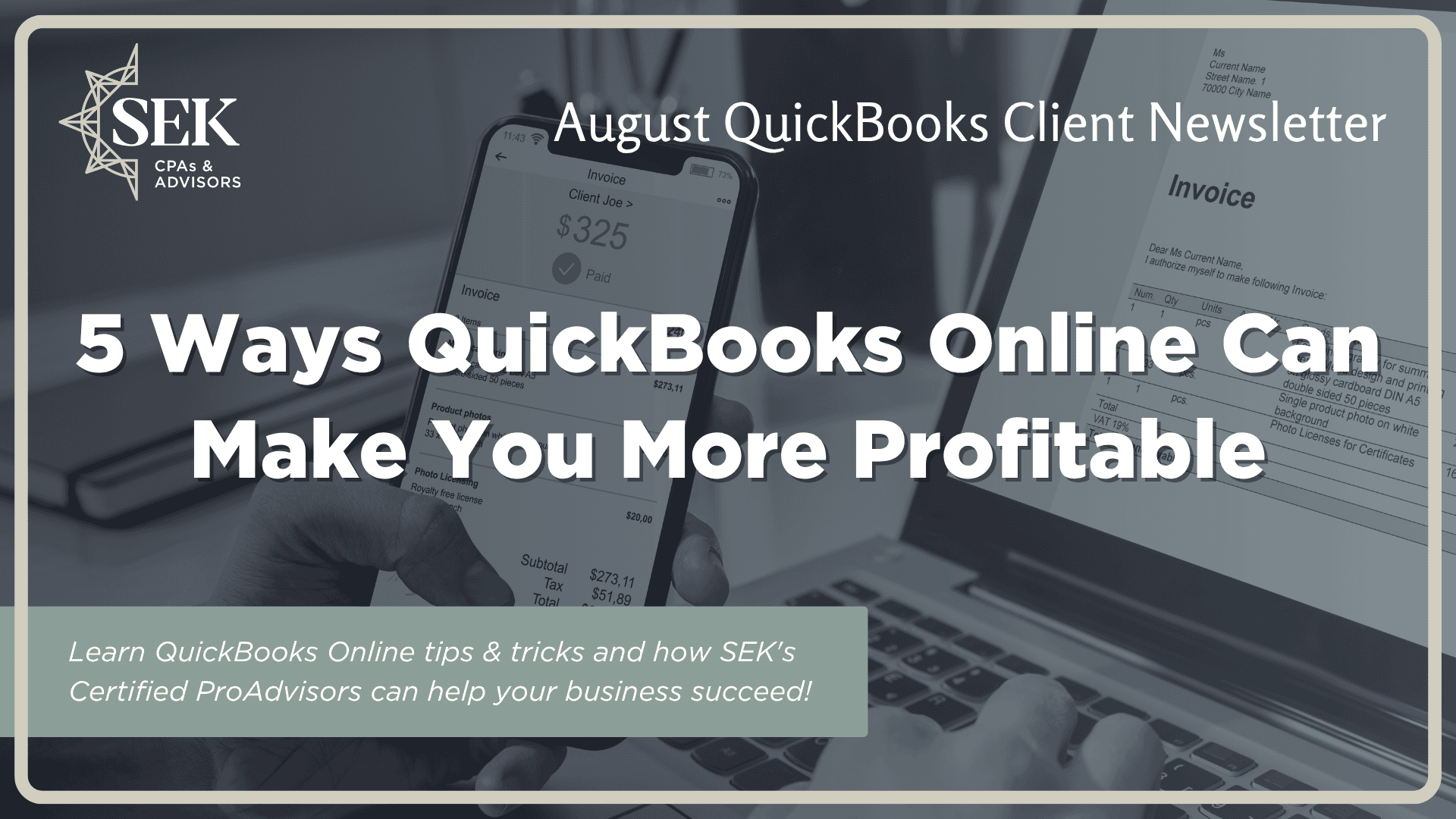 5 Ways QuickBooks Online Can Make You More Profitable
