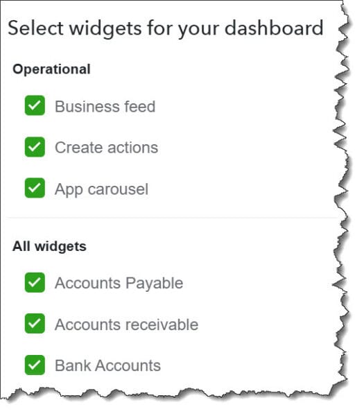 widgets