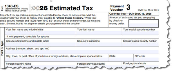 Estimated Taxes