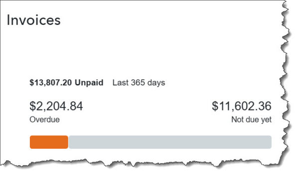 invoice status in quickbooks online